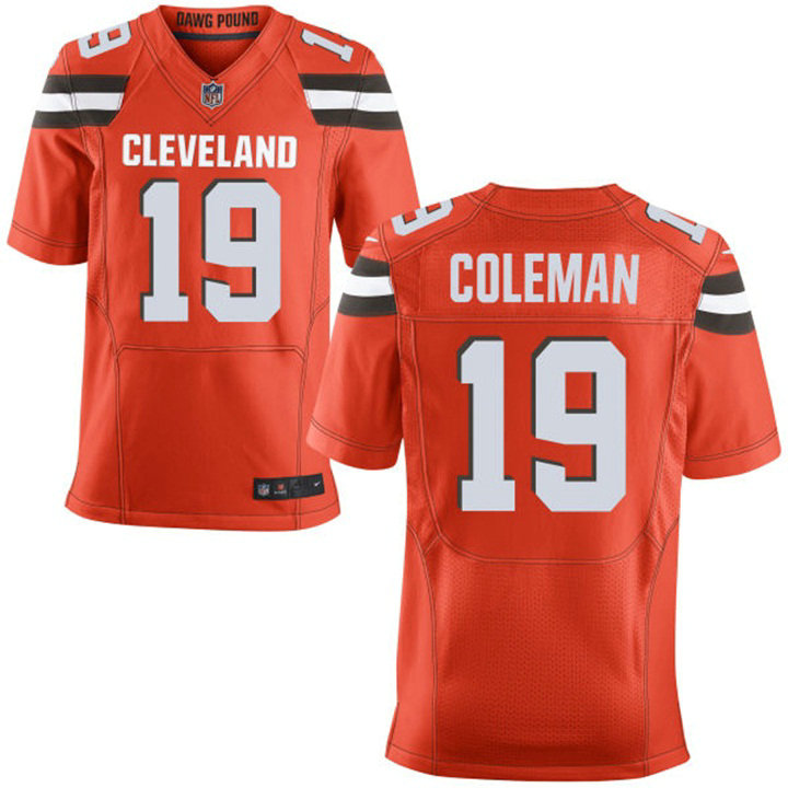 Cleveland Browns #19 Corey Coleman Orange Alternate Elite Jersey Cleveland Browns #19 Corey Coleman Orange Alternate Elite Jersey