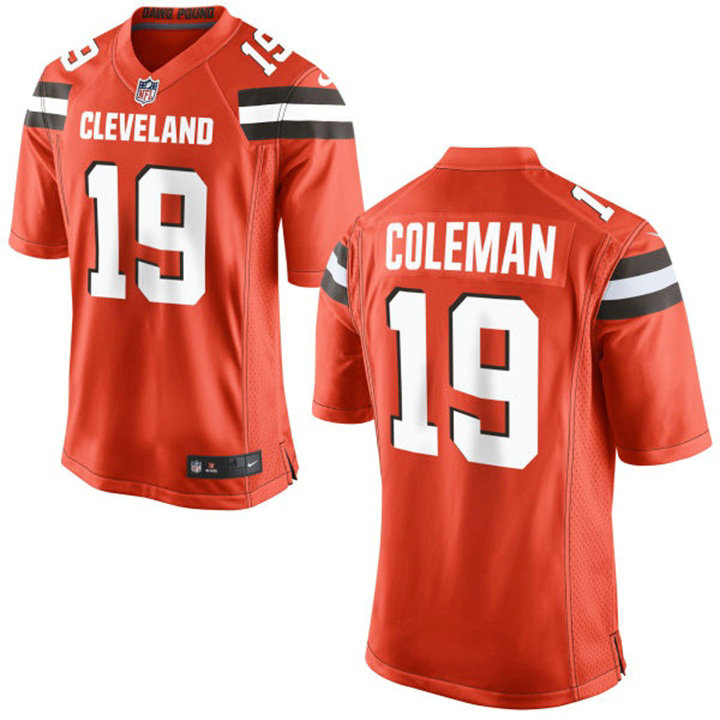 Cleveland Browns #19 Corey Coleman Orange Game Jersey Cleveland Browns #19 Corey Coleman Orange Game Jersey