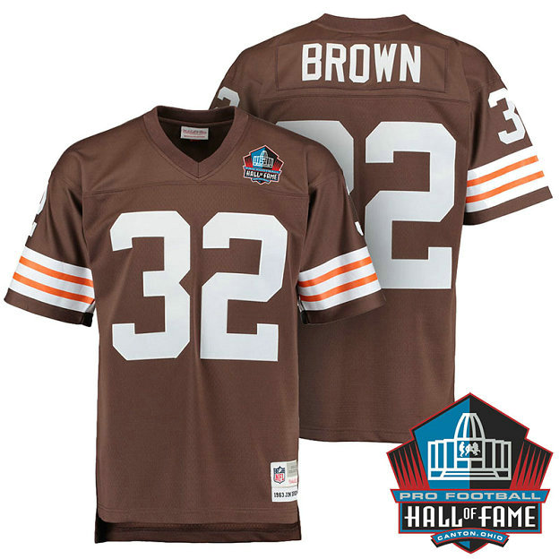 Cleveland Browns #32 Jim Brown Brown Retired Player Replica Jersey Cleveland Browns #32 Jim Brown Brown Retired Player Replica Jersey