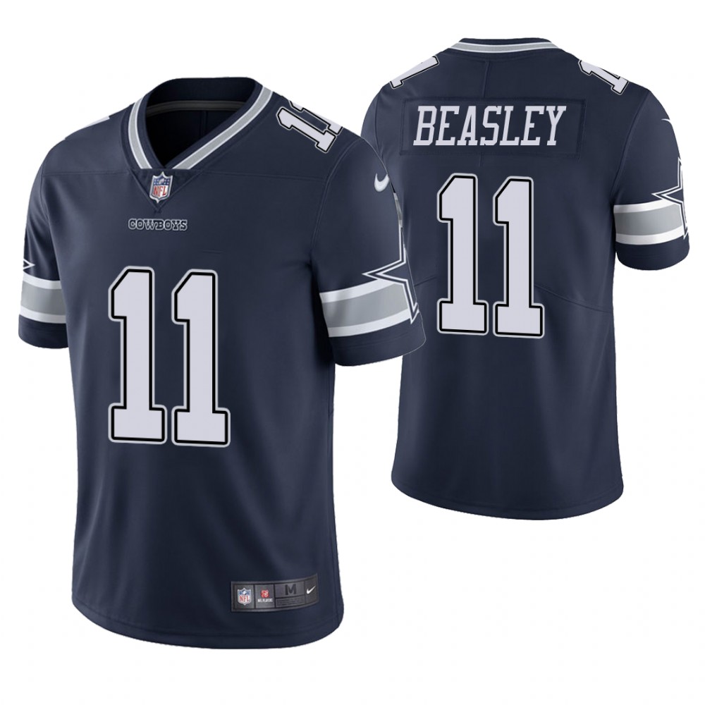 Dallas Cowboys #11 Cole Beasley Navy Vapor Untouchable Limited Player Jersey