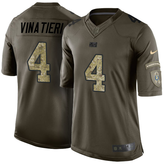 Indianapolis Colts #4 Adam Vinatieri Green Camo Salute to Service Jersey Indianapolis Colts #4 Adam Vinatieri Green Camo Salute to Service Jersey