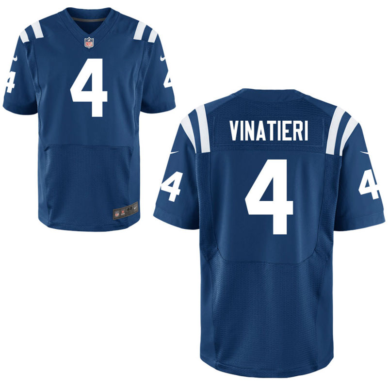 Indianapolis Colts #4 Adam Vinatieri Royal Elite Jersey Indianapolis Colts #4 Adam Vinatieri Royal Elite Jersey