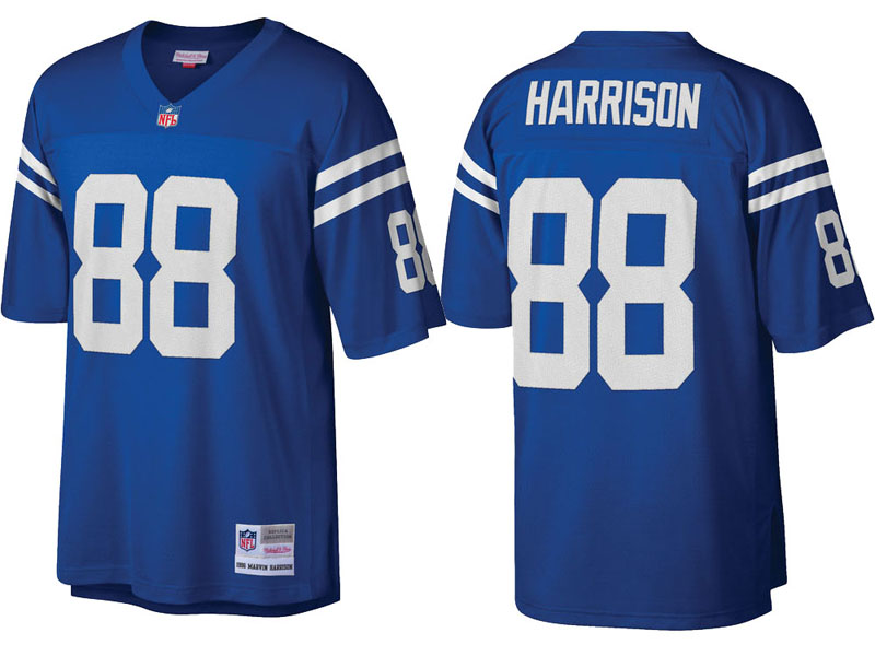 Indianapolis Colts #88 Marvin Harrison Royal Retired Player Replica Jersey