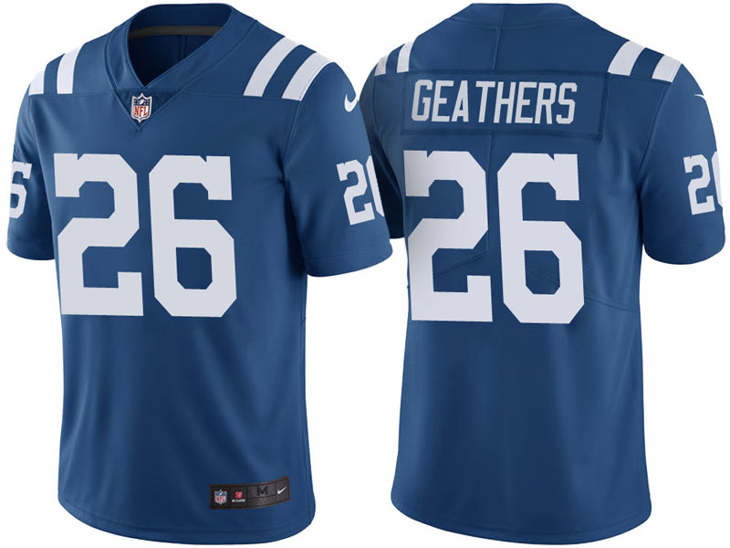 Indianapolis Colts #26 Clayton Geathers Royal Vapor Untouchable Color Rush Limited Jersey Indianapolis Colts #26 Clayton Geathers Royal Vapor Untouchable Color Rush Limited Jersey