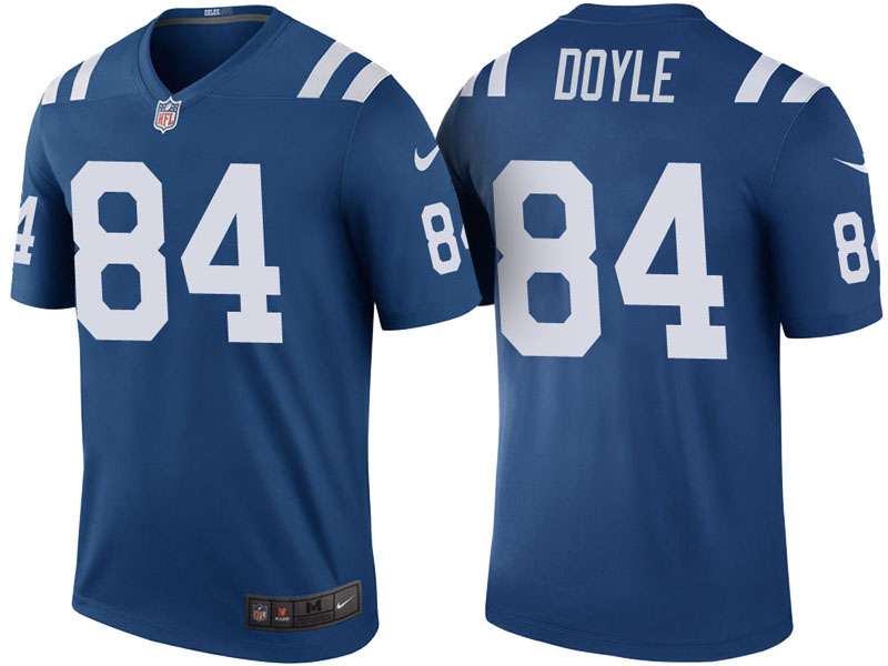 Indianapolis Colts #84 Jack Doyle Royal Color Rush Legend Jersey