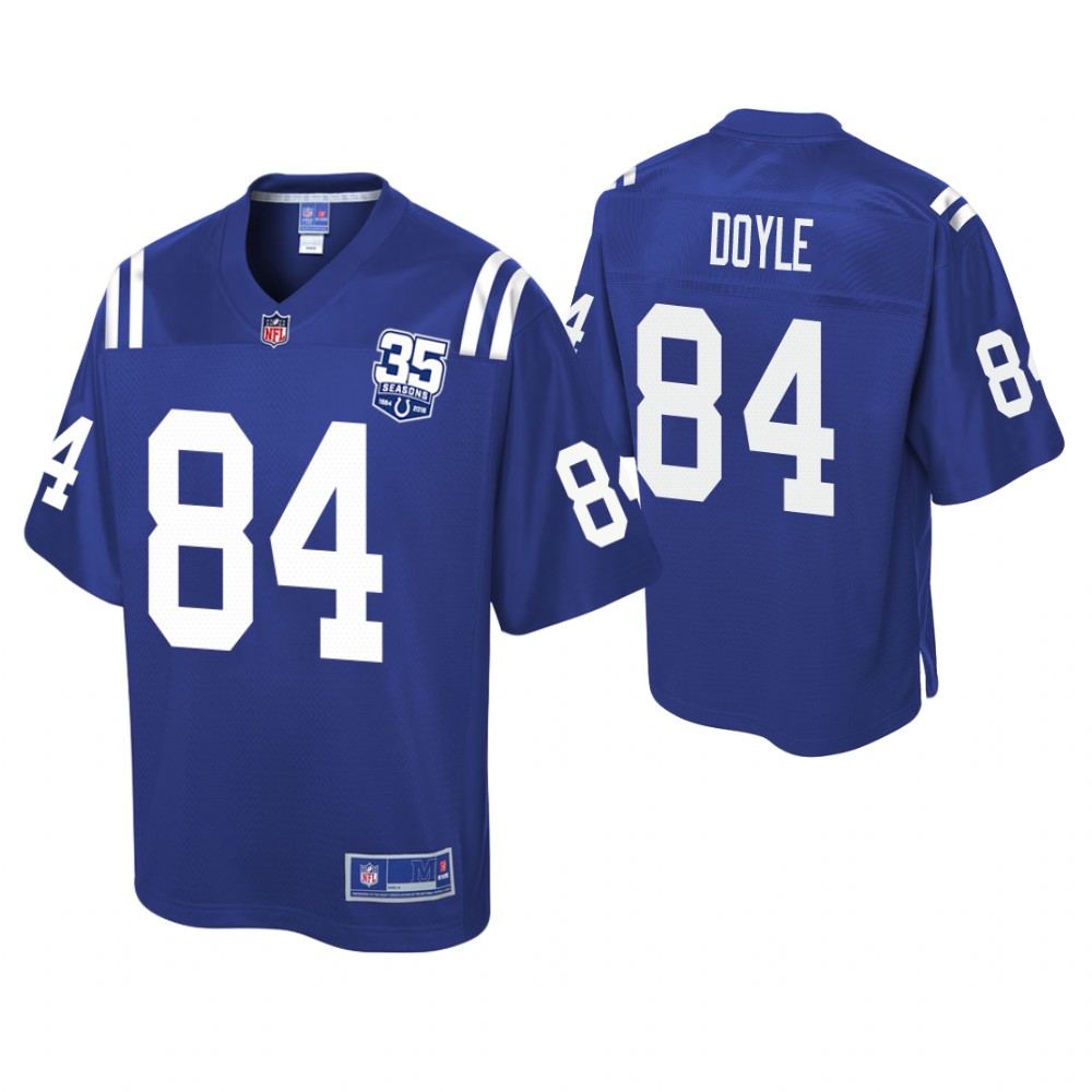 Youth Indianapolis Colts #84 Jack Doyle 35th Anniversary player Pro Line Royal Jersey