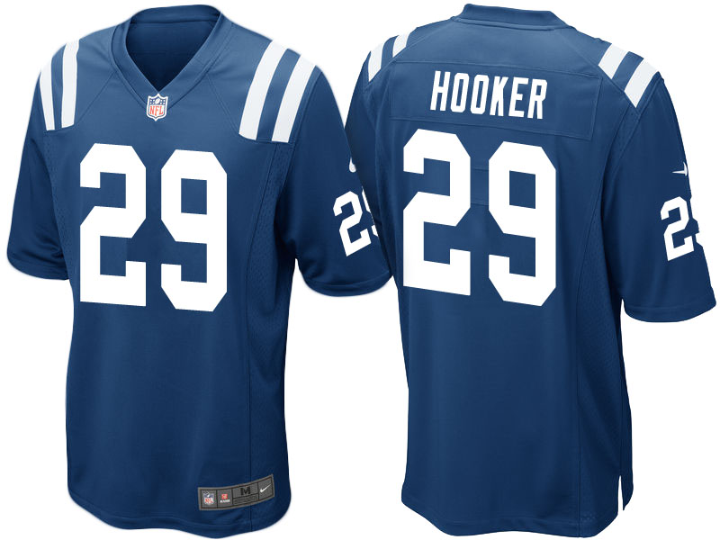 Indianapolis Colts Malik Hooker Royal 2017 Draft Pick Game Jersey