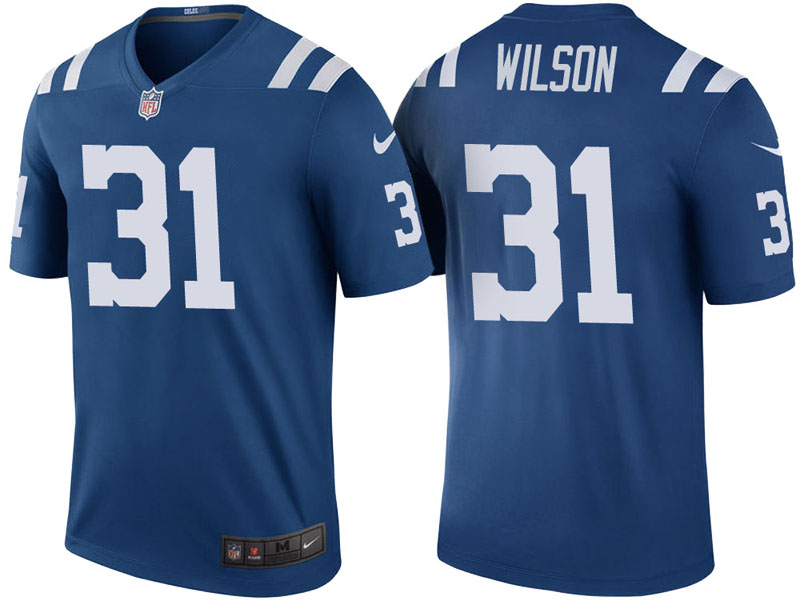 Indianapolis Colts #31 Quincy Wilson Royal Color Rush Legend Jersey