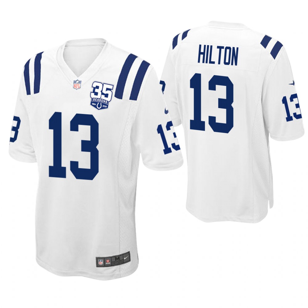 Indianapolis Colts #13 T. Y. Hilton White 35th Anniversary Game Jersey