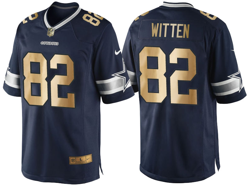 Dallas Cowboys #82 Jason Witten Navy Blue 2016 Christmas Gold Edition Jersey Dallas Cowboys #82 Jason Witten Navy Blue 2016 Christmas Gold Edition Jersey