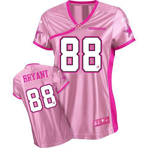 Women Dallas Cowboys #88 Dez Bryant Be Luv'd Pink Jersey Women Dallas Cowboys #88 Dez Bryant Be Luv'd Pink Jersey