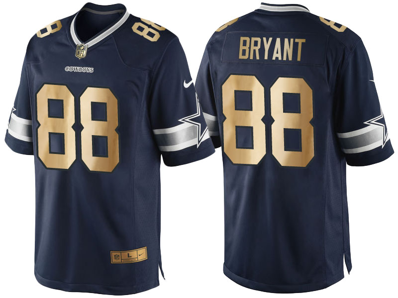 Dallas Cowboys #88 Dez Bryant Navy Blue 2016 Christmas Gold Edition Jersey Dallas Cowboys #88 Dez Bryant Navy Blue 2016 Christmas Gold Edition Jersey