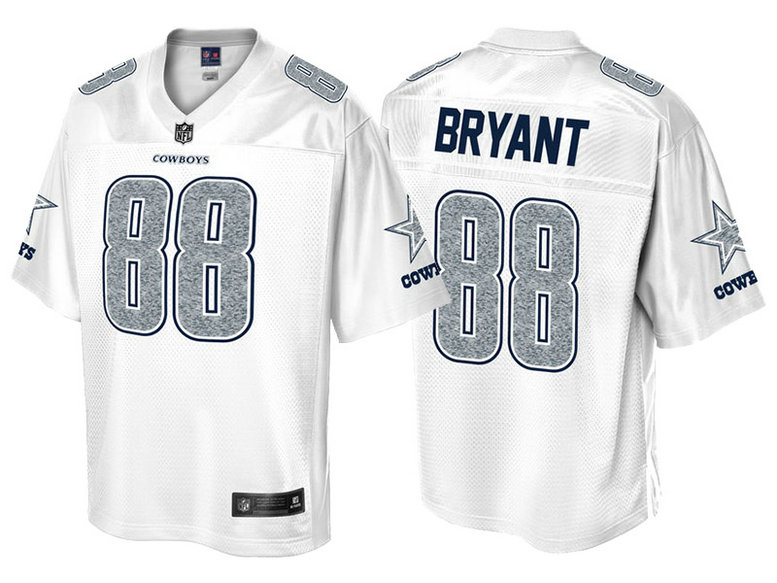 Dallas Cowboys #88 Dez Bryant Pro Line White Out Fashion Jersey Dallas Cowboys #88 Dez Bryant Pro Line White Out Fashion Jersey