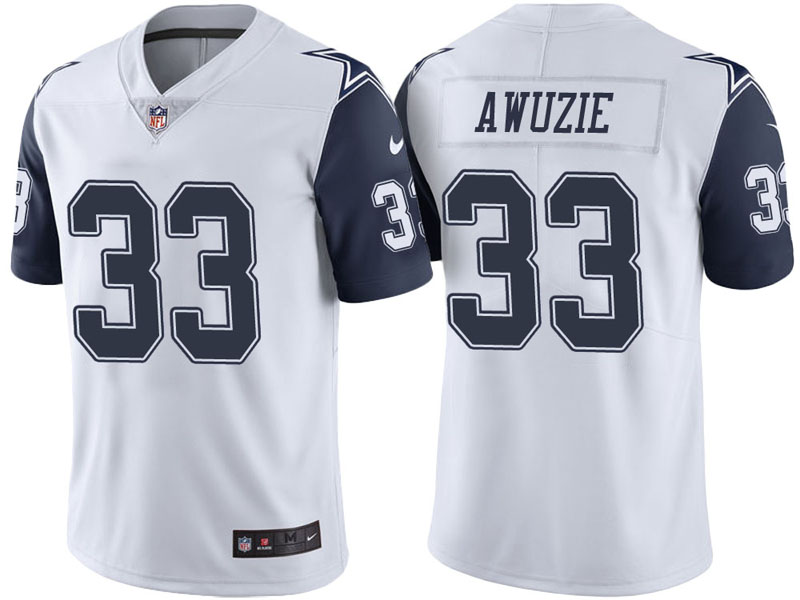 Dallas Cowboys #33 Chidobe Awuzie White Vapor Untouchable Color Rush Limited Jersey Dallas Cowboys #33 Chidobe Awuzie White Vapor Untouchable Color Rush Limited Jersey