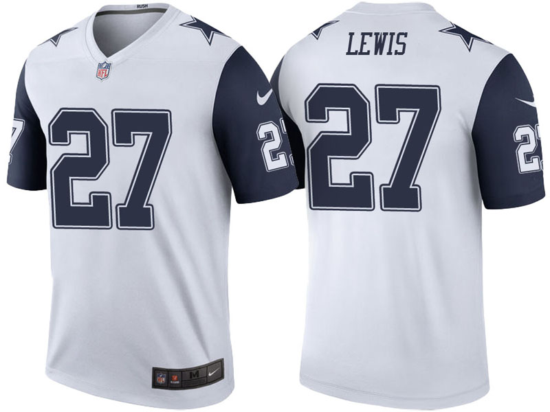 Dallas Cowboys #27 Jourdan Lewis White Color Rush Legend Jersey