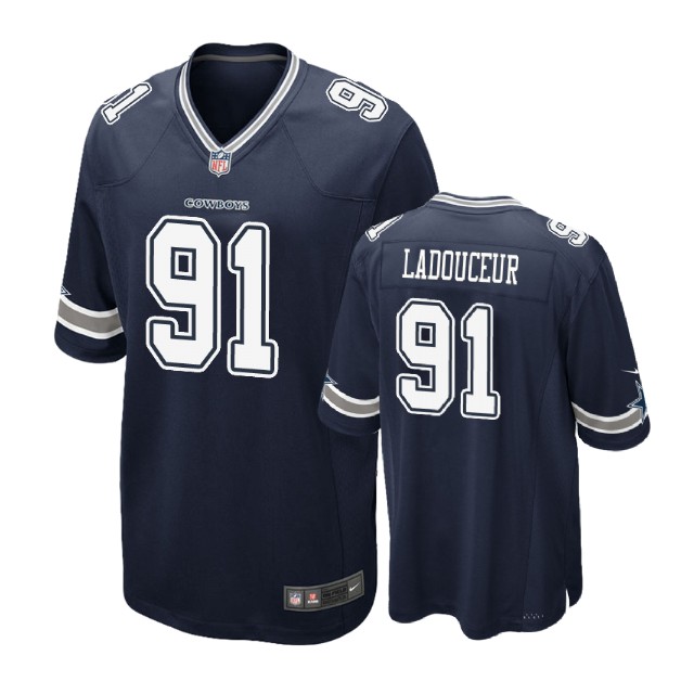 Youth Dallas Cowboys #91 L. P. Ladouceur Navy Game Jersey Youth Dallas Cowboys #91 L. P. Ladouceur Navy Game Jersey