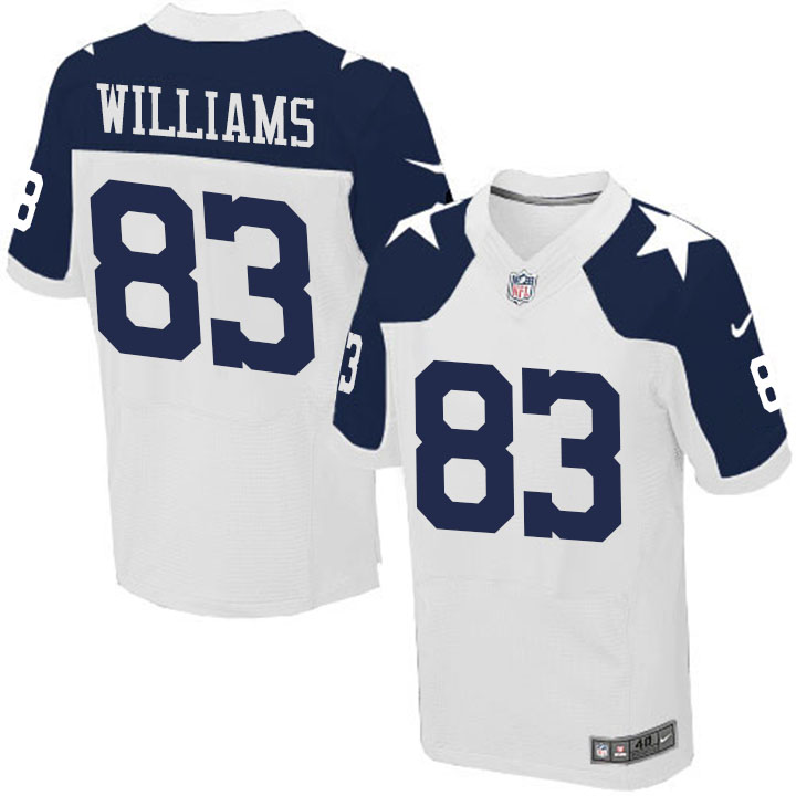 Dallas Cowboys #83 Terrance Williams White Elite Jersey
