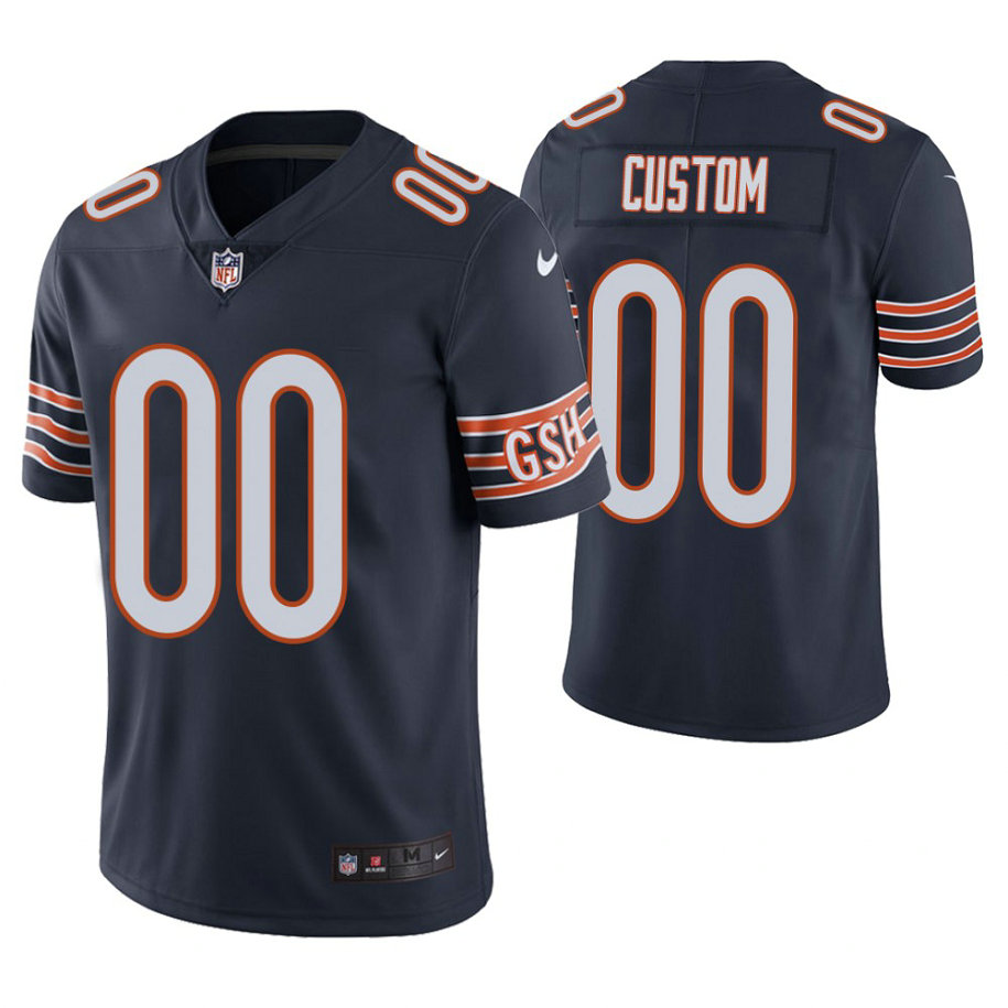 Chicago Bears Navy Vapor Untouchable Limited Player Customized Jersey Chicago Bears Navy Vapor Untouchable Limited Player Customized Jersey