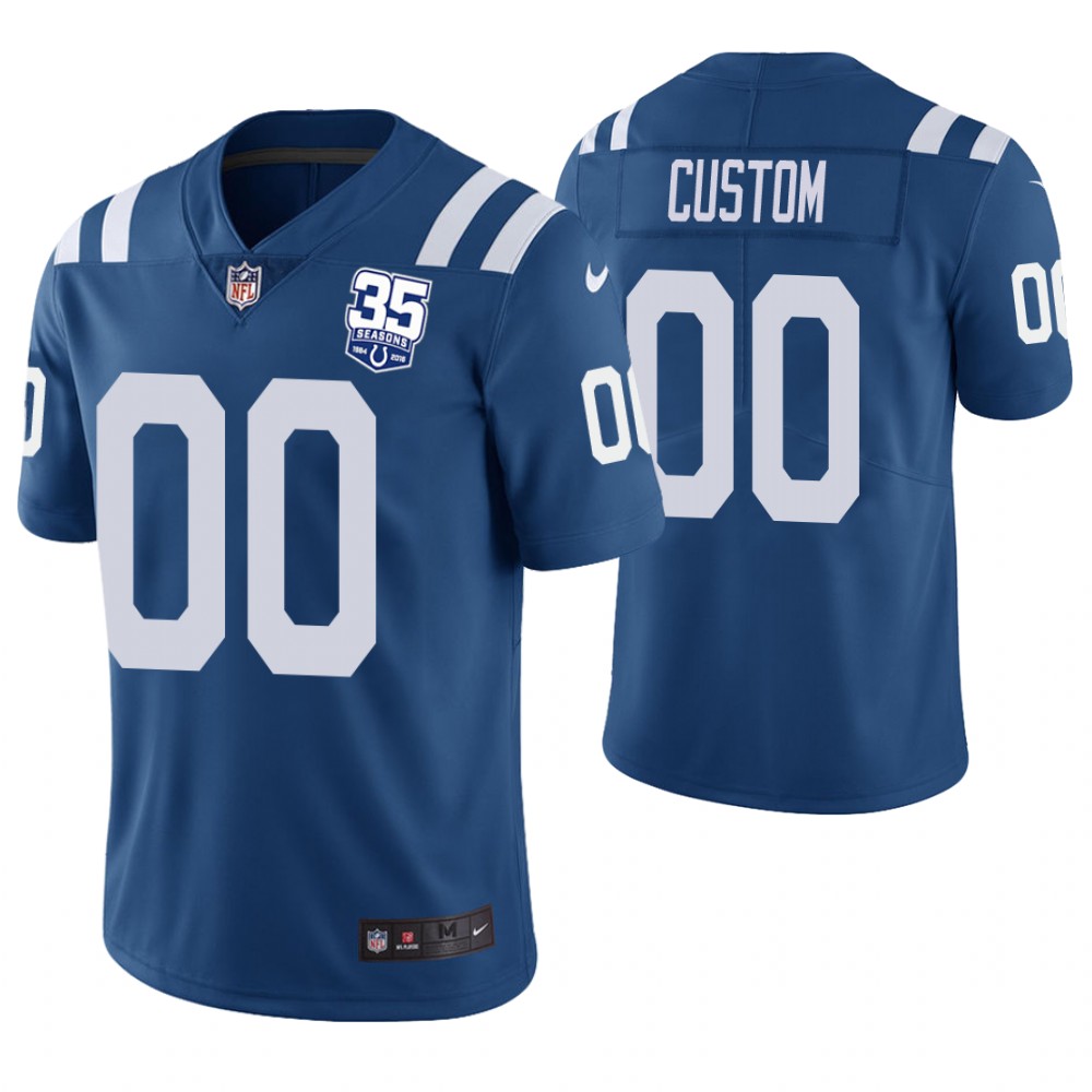 Indianapolis Colts Royal 35th Anniversary Vapor Untouchable Limited Player Customized Jersey Indianapolis Colts Royal 35th Anniversary Vapor Untouchable Limited Player Customized Jersey