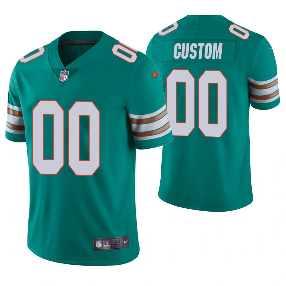 Miami Dolphins Aqua Vapor Untouchable Limited Customized Jersey Miami Dolphins Aqua Vapor Untouchable Limited Customized Jersey