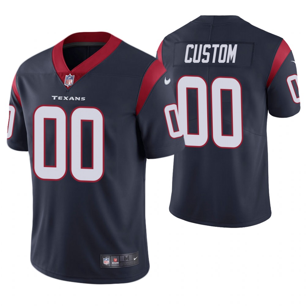 Houston Texans Navy Vapor Untouchable Limited Player Customized Jersey Houston Texans Navy Vapor Untouchable Limited Player Customized Jersey