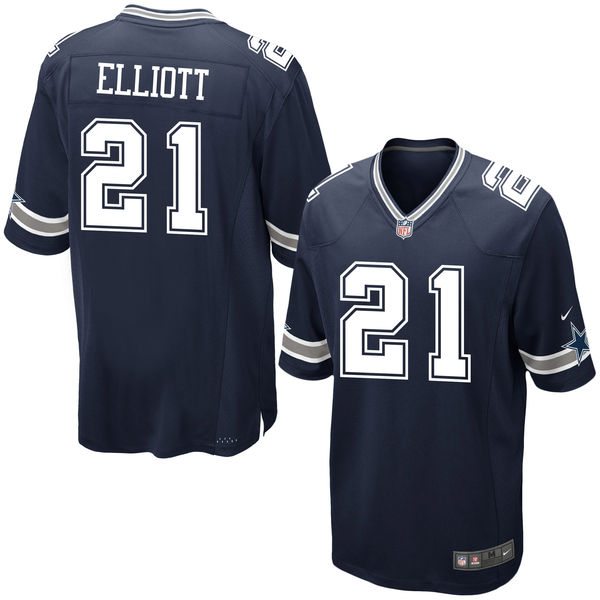 Dallas Cowboys #21 Ezekiel Elliott Navy 2016 Draft Pick Game Jersey Dallas Cowboys #21 Ezekiel Elliott Navy 2016 Draft Pick Game Jersey