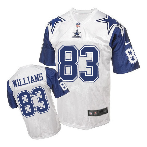 Dallas Cowboys #83 Terrance Williams White Throwback Jersey