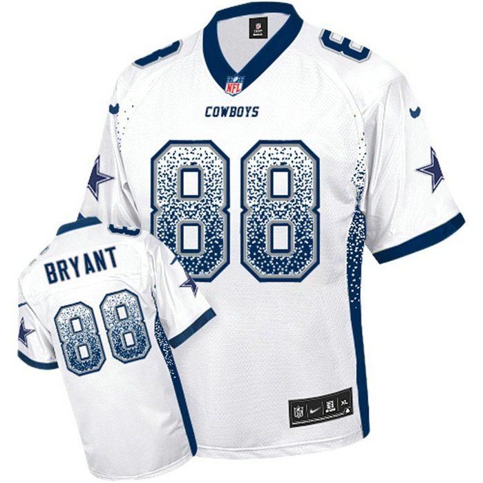 Dallas Cowboys #88 Dez Bryant White Drift Fashion Jersey Dallas Cowboys #88 Dez Bryant White Drift Fashion Jersey