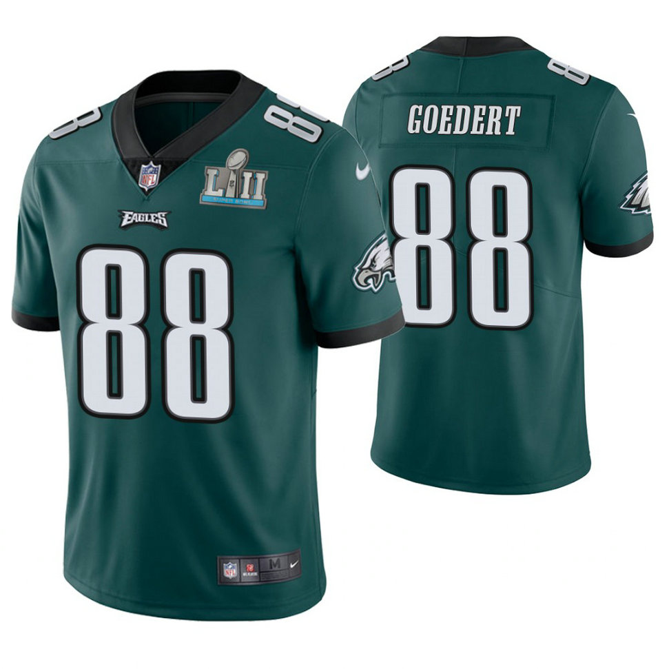 Philadelphia Eagles #88 Dallas Goedert Green Super Bowl LII Champions Limited Jersey Philadelphia Eagles #88 Dallas Goedert Green Super Bowl LII Champions Limited Jersey