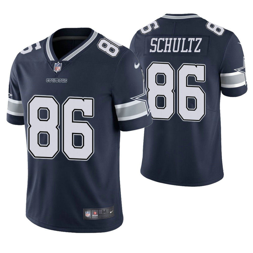 Dallas Cowboys #86 Dalton Schultz Navy Vapor Untouchable Limited Player Jersey