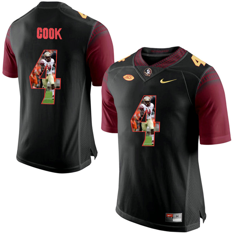 Dalvin Cook #4 Florida State Seminoles Black College Football Jersey Dalvin Cook #4 Florida State Seminoles Black College Football Jersey