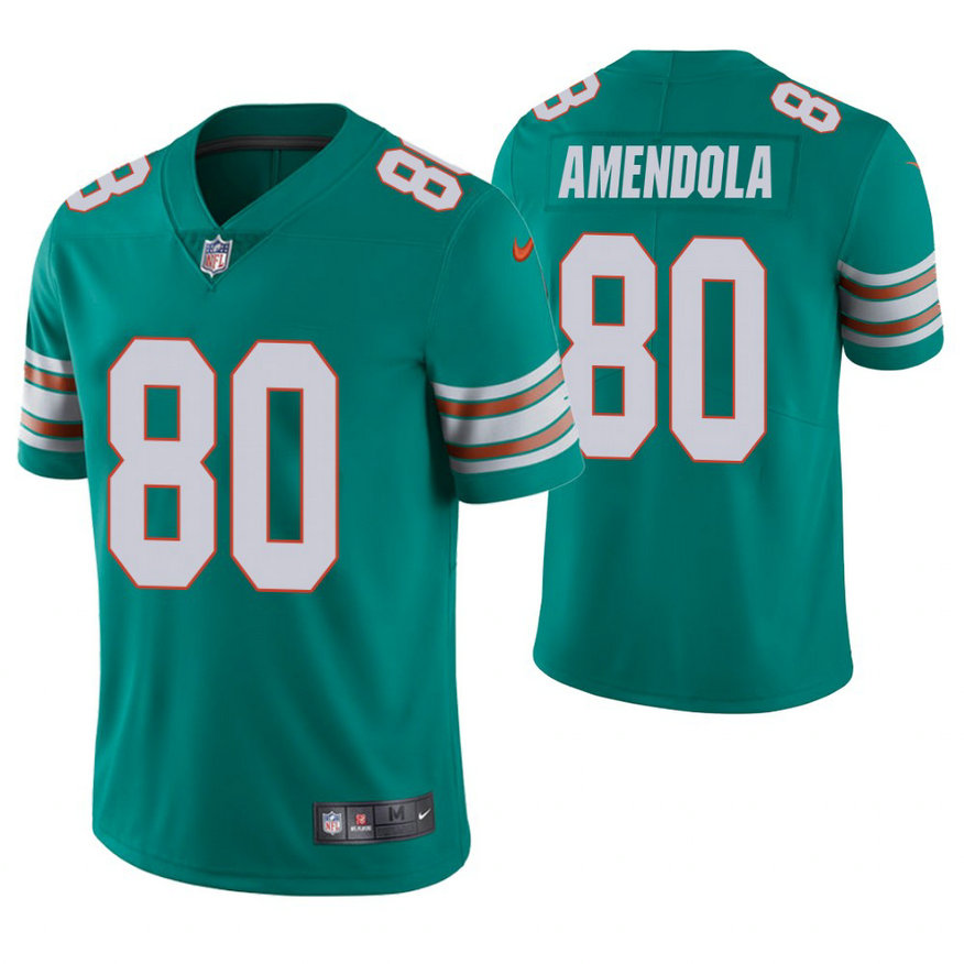 Miami Dolphins #80 Danny Amendola Aqua Vapor Untouchable Limited Jersey Miami Dolphins #80 Danny Amendola Aqua Vapor Untouchable Limited Jersey