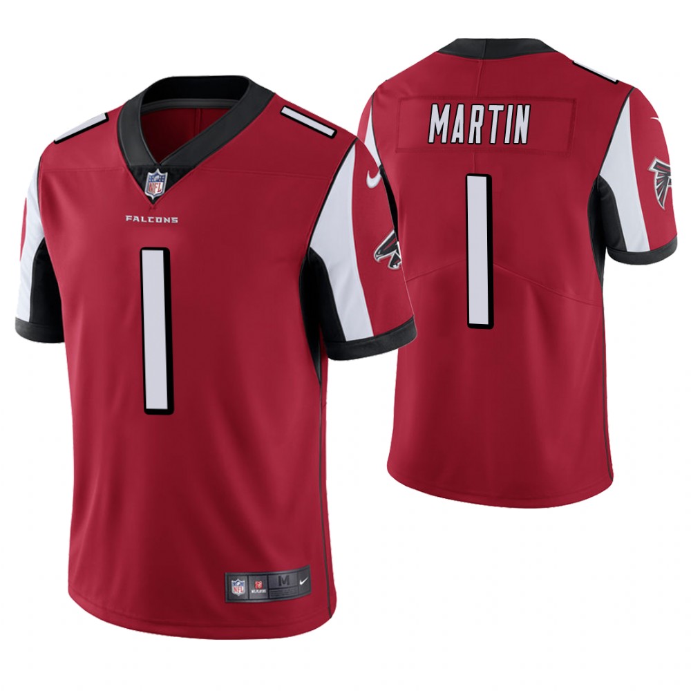 Atlanta Falcons #1 David Martin Red Vapor Untouchable Limited Player Jersey Atlanta Falcons #1 David Martin Red Vapor Untouchable Limited Player Jersey