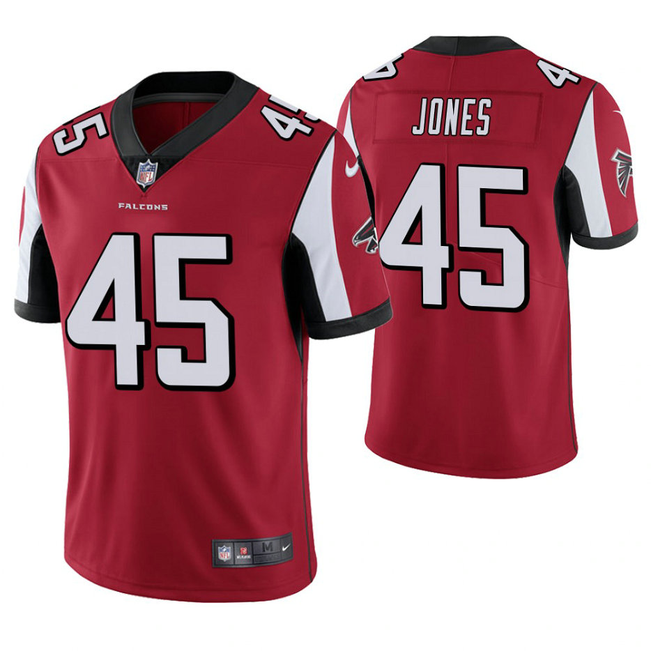 Atlanta Falcons #45 Deion Jones Red Vapor Untouchable Limited Player Jersey Atlanta Falcons #45 Deion Jones Red Vapor Untouchable Limited Player Jersey