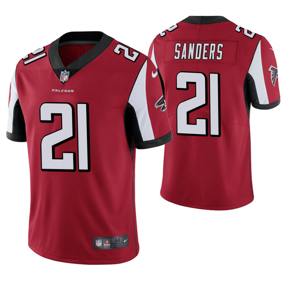 Atlanta Falcons #21 Deion Sanders Red Vapor Untouchable Limited Retired Player Jersey Atlanta Falcons #21 Deion Sanders Red Vapor Untouchable Limited Retired Player Jersey