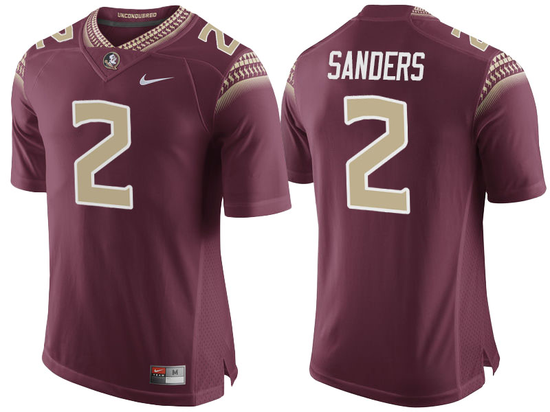 Deion Sanders #2 Florida State Seminoles Red College Football Jersey Deion Sanders #2 Florida State Seminoles Red College Football Jersey