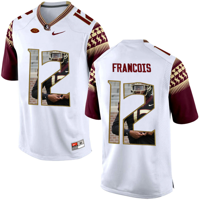 Deondre Francois #12 Florida State Seminoles White College Football Jersey Deondre Francois #12 Florida State Seminoles White College Football Jersey