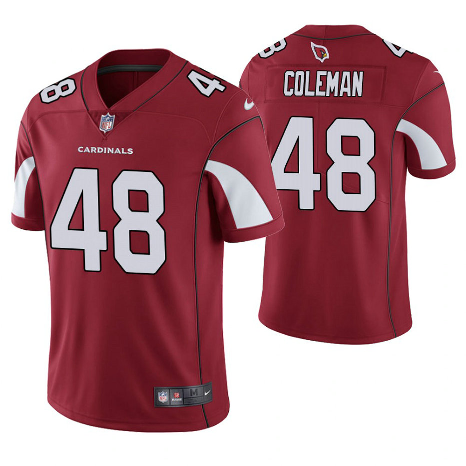 Arizona Cardinals #48 Derrick Coleman Cardianl Vapor Untouchable Limited Player Jersey Arizona Cardinals #48 Derrick Coleman Cardianl Vapor Untouchable Limited Player Jersey