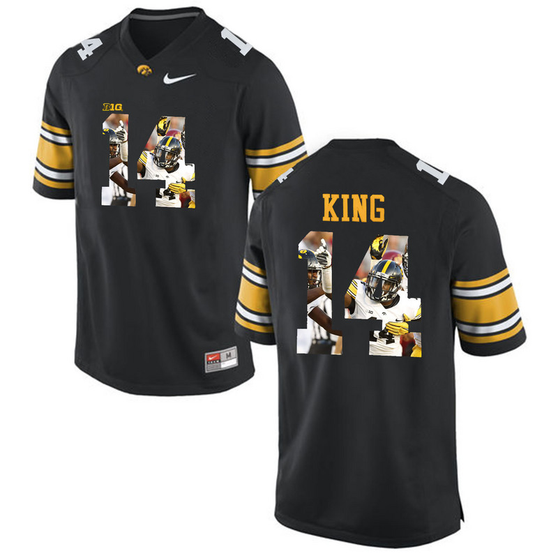 Desmond King #14 Iowa Hawkeyes Black College Football Jersey Desmond King #14 Iowa Hawkeyes Black College Football Jersey