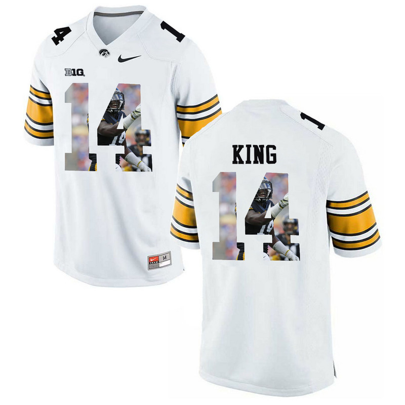 Desmond King #14 Iowa Hawkeyes White College Football Jersey Desmond King #14 Iowa Hawkeyes White College Football Jersey