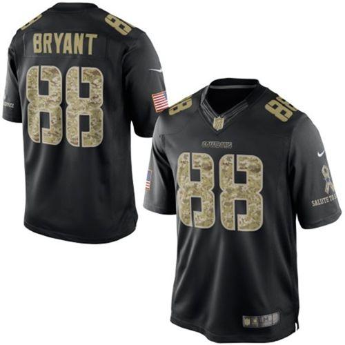 Dallas Cowboys #88 Dez Bryant Black Salute To Service Jersey Dallas Cowboys #88 Dez Bryant Black Salute To Service Jersey