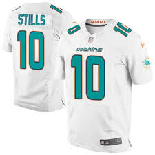 Miami Dolphins #10 Kenny Stills Elite White Jersey