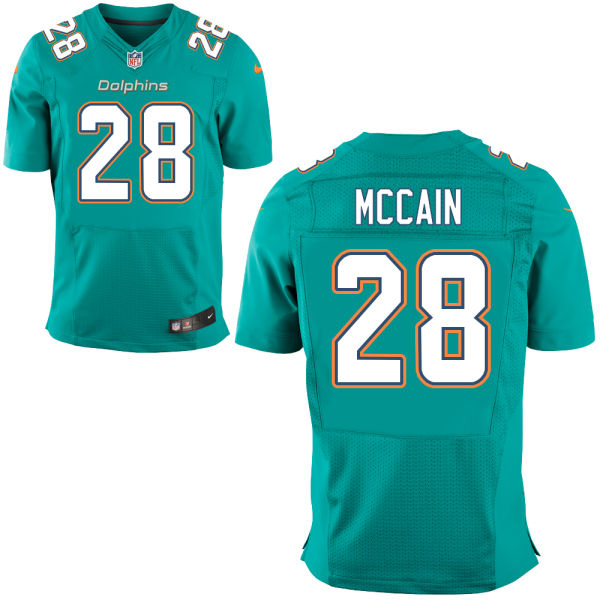 Miami Dolphins #28 Bobby McCain Elite Green Jersey Miami Dolphins #28 Bobby McCain Elite Green Jersey