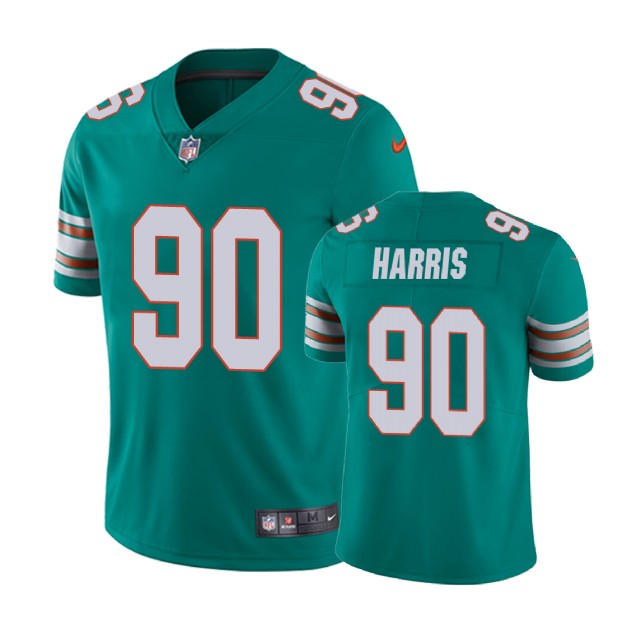 Miami Dolphins #90 Charles Harris Aqua Vapor Untouchable Limited Player Jersey Miami Dolphins #90 Charles Harris Aqua Vapor Untouchable Limited Player Jersey