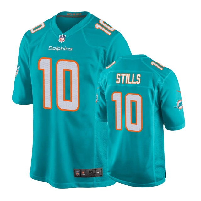 Miami Dolphins #10 Kenny Stills Aqua New 2018 Game Jersey