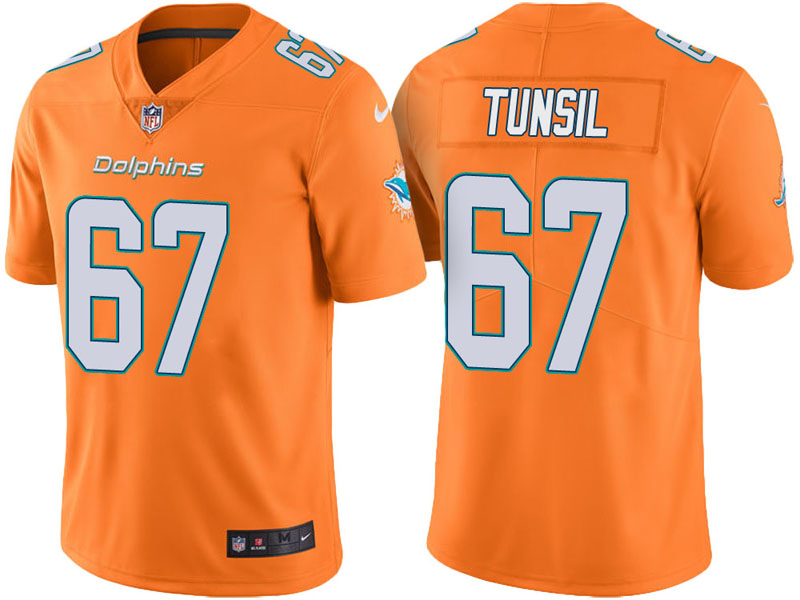 Miami Dolphins #67 Laremy Tunsil Orange Vapor Untouchable Color Rush Limited Jersey Miami Dolphins #67 Laremy Tunsil Orange Vapor Untouchable Color Rush Limited Jersey