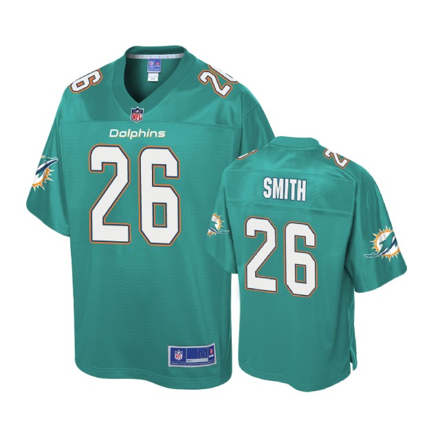 Youth Miami Dolphins #26 Maurice Smith Aqua Player Jersey Youth Miami Dolphins #26 Maurice Smith Aqua Player Jersey