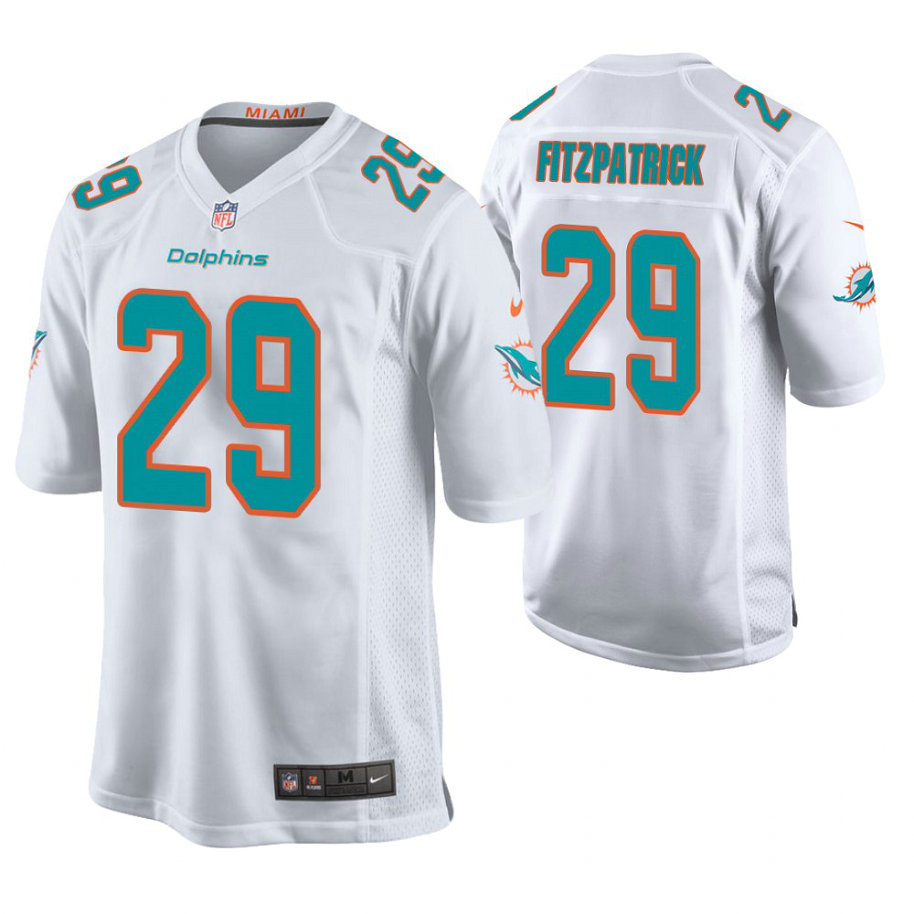 Miami Dolphins #29 Minkah Fitzpatrick White Game Jersey Miami Dolphins #29 Minkah Fitzpatrick White Game Jersey