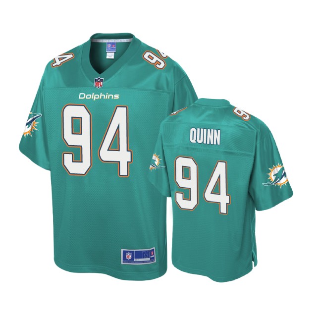 Youth Miami Dolphins #94 Robert Quinn Aqua Player Jersey