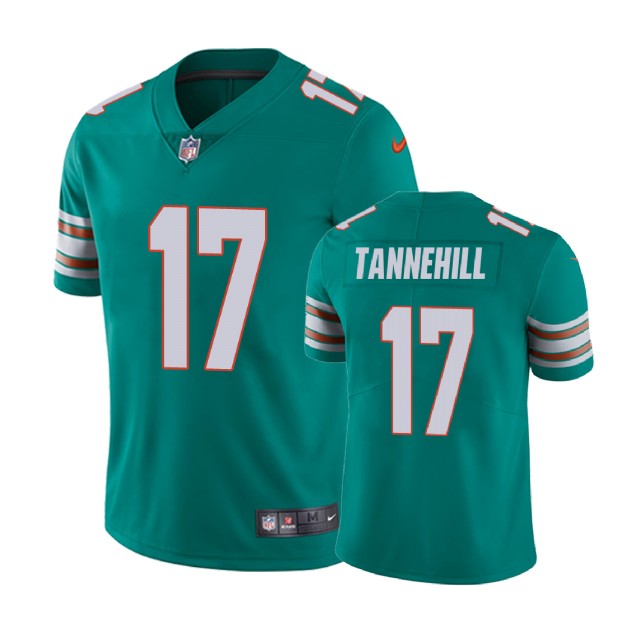 Miami Dolphins #17 Ryan Tannehill Aqua Vapor Untouchable Limited Player Jersey